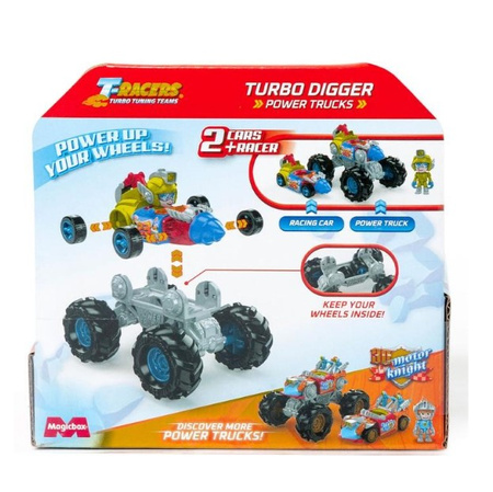 T-Racers Power Truck Turbo Digger, pojazd  18019