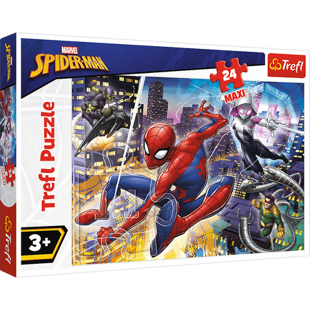 PUZZLE MAXI 24 Nieustraszony Spider-Man 14289 14289