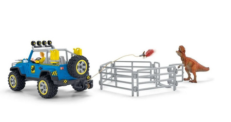 Schleich auto terenowe + miejsce dla dinozaura 41464