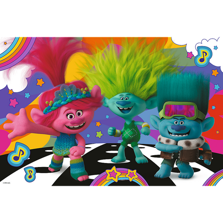 Puzzle 100 elementów Zabawne Trolle/Universal Trolls 3 16461