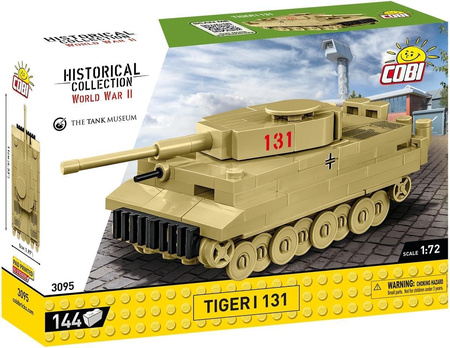 HC WWII Tiger I 131 144 klocki 3095
