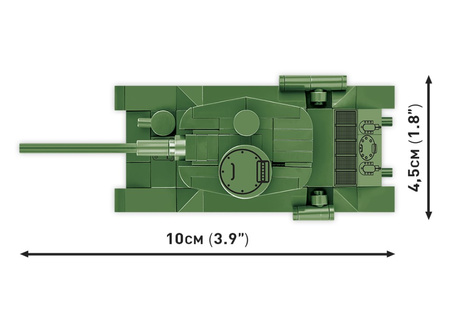 COBI Klocki HC WWII czołg T-34/85 110 elementów 3092