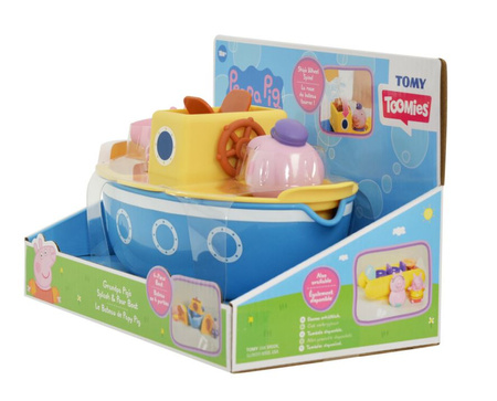 TOMY Świnka Peppa Zabawa na łodzi E73414