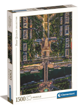 Puzzle 1500 HQ Flying over Paris  31708