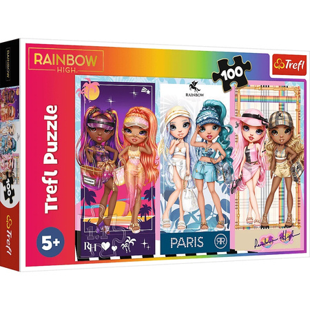 Puzzle 100 Tęczowe laleczki Rainbow High  16444