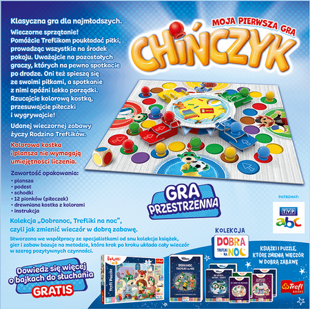 GRA Chińczyk Moja pierwsza gra Trefliki 02056