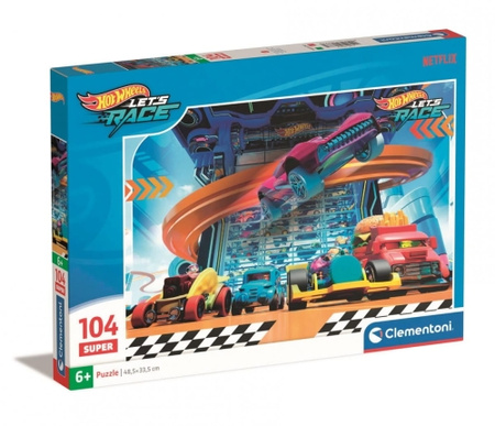 Puzzle 104 Super Kolor Hot Wheels 25777