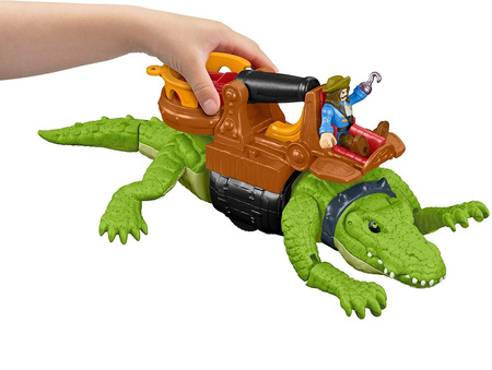 Fisher-Price Imaginext Kroczący Krokodyl Zabawka DHH63