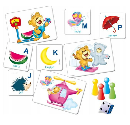 Z misiem w literkowej krainie - zestaw edukacyjny  5864