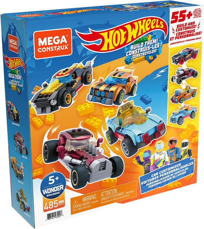 Hot Wheels Mega Construx pojazdy do tuningu GVM13  GVM13