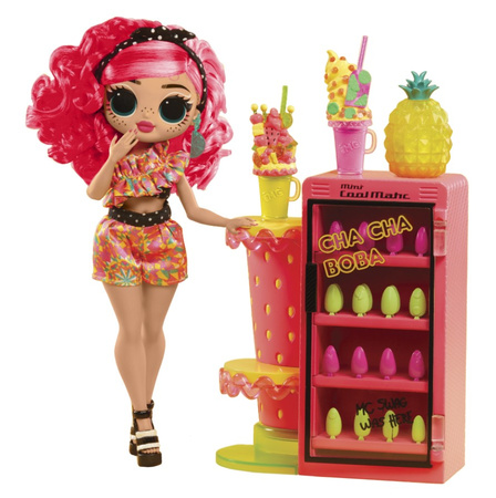MGA L.O.L. Surprise lalka + zestaw do paznokci OMG Sweet Nails-Pinky 503842
