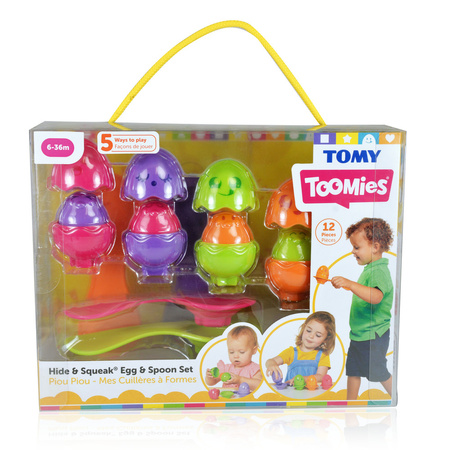 TOMY Toomies Jajeczka z łyżeczkami E73082 E73082