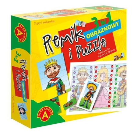 Remik obrazkowy i puzzle  2056