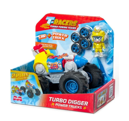 T-Racers Power Truck Turbo Digger, pojazd  18019