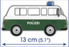 COBI CARS Youngtimer Barkas B1000 Polizei 157 klocków 24596 24596