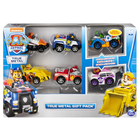 Psi Patrol zestaw 6 aut metalowych 6058350 6058350