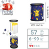 Puzzle 3D Przybornik 54 elementów, Pikachu  11257