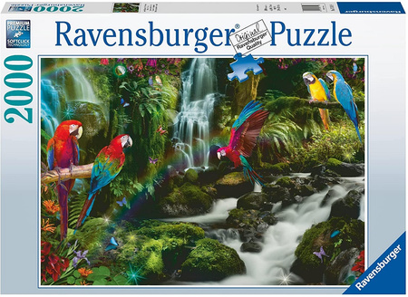 Puzzle RAVENSBURGER 2000 elementów Papugi w dżungli 17111