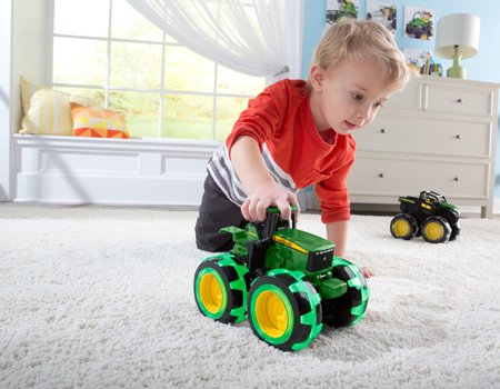 Traktor John Deere Monster z świecącymi oponami TOMY 46434