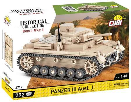Historical Collection WWII Panzer III Ausf. J. 292 elementy 2712 2712