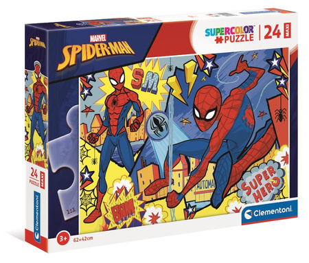 Puzzle 24 maxi Super Kolor Spider-man  24216