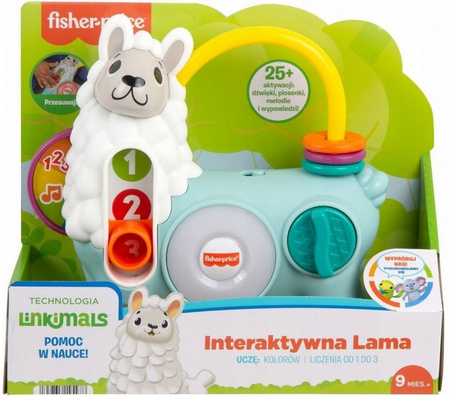 Fisher-Price interaktywana lama - kolory, liczenie  HNM86