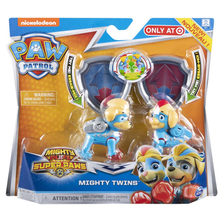 Psi Patrol zestaw 2 figurek Mighty Twins 653058 6053058