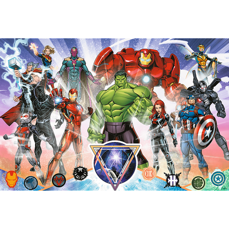 Puzzle XL 104 elementy Odwaga Avengers Disney Marvel 50023