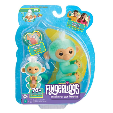 Fingerlings małpka zielono-niebieska Ava 3116