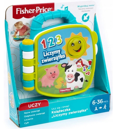 Fisher-Price LL książeczka Liczymy Zwierzątka GFP31 GFP31