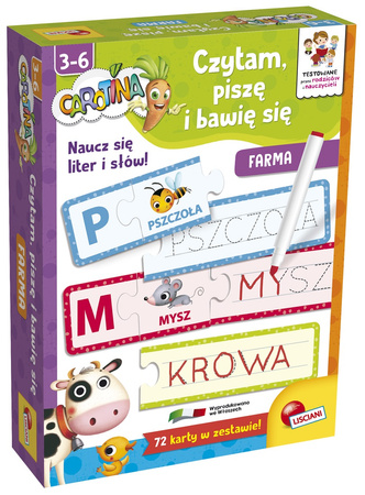 Lisciani Carotina Bawię się, czytam i piszę Farma  304-PL79940