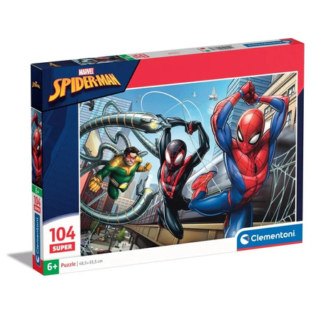 Puzzle 104 Super Super Kolor Spiderman  25778