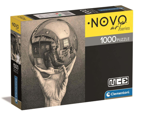 Clementoni puzzle 1000 Compact Art Collection M.C. Escher Hand 39753