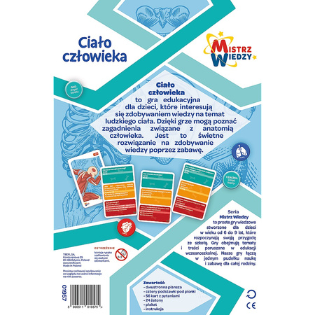 GRA Ciało człowieka - Mistrz Wiedzy  01957