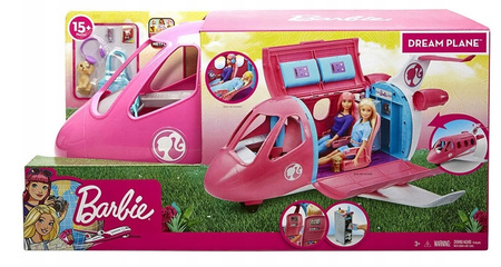 Barbie Wielki Samolot z Akcesoriami GDG76