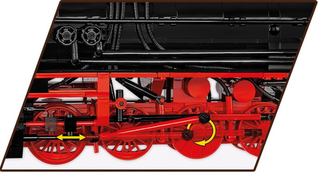 Historical Collection DRB Class 52 Steam Locomotive 2505 elementów 6282 6282