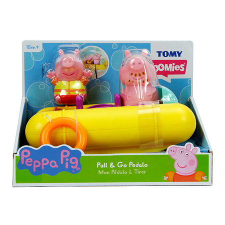 Świnka Peppa pływający ponton z figurkami TOMY E73107