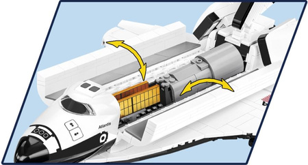 Historical Collection Space Shuttle Atlantis 685 elementów 1930 1930