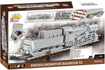 Historical Collection WWII Kriegslokomotive Baureihe 52 2476 elementów 6281 6281