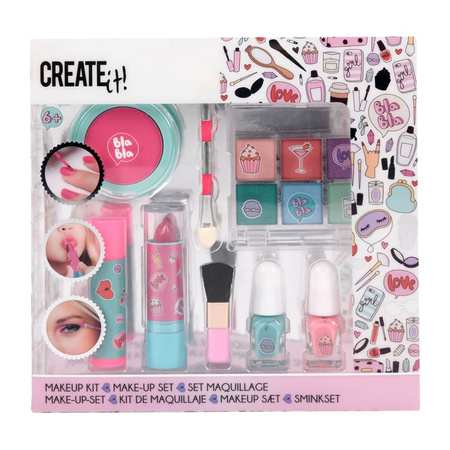 CREATE IT! make-up zestaw róż/turkus 84502