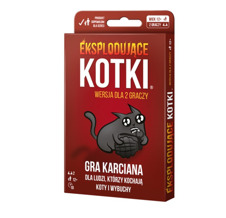 Gra Ekspldujące kotki wersja dla 2 graczy EKIEK09PL