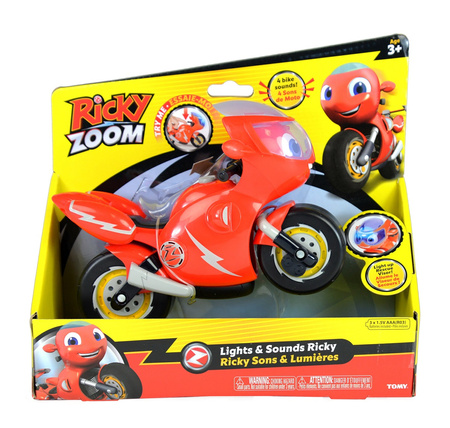 Ricky Zoom TOMY motocykl światło dźwięk T20036