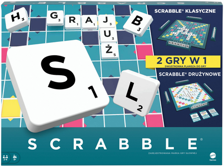 Gra SCRABBLE Original wersja odnowiona HXM53