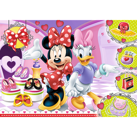 PUZZLE 100 Glitter Minnie i błyskotki 14820 14820