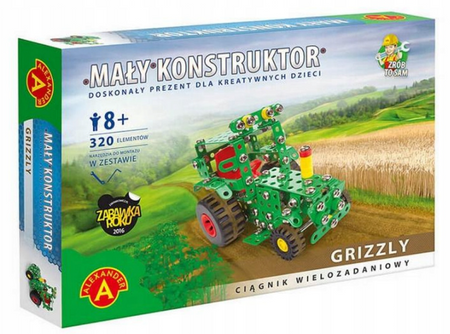 Mały konstruktor maszyny rolnicze ciągnik 12187