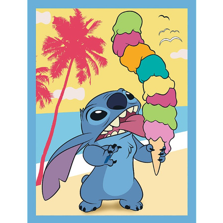 Puzzle + memos Wesoły dzień Lilo i Stitch 2w1 93585