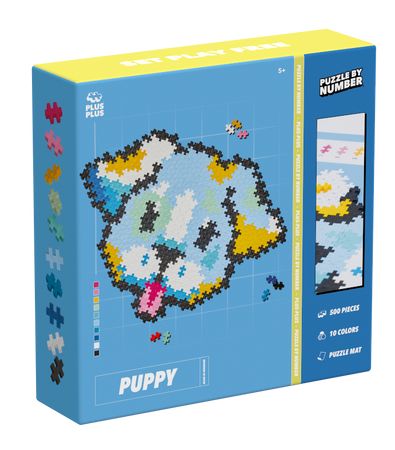 Plus-plus puzzle by number pies 500 elementów 3961