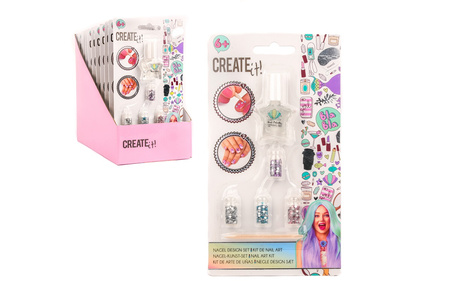 CREATE IT! Lakier do paznokci + ozdoby 84103  84103