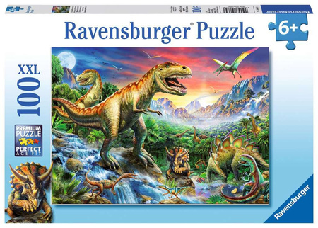 Puzzle RAVENSBURGER 100 XXL Epoka Dinozaurów 106653