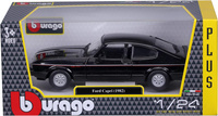 BBurago 1:24 Ford Capri 1982 black 18-21093BK